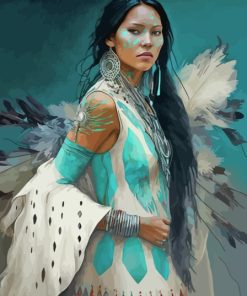 Native American Indian Woman Paint By Numbers