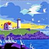 Nubble Lighthouse York Maine poster Paint By Numbers