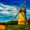 Old Windmill Art Paint By Numbers