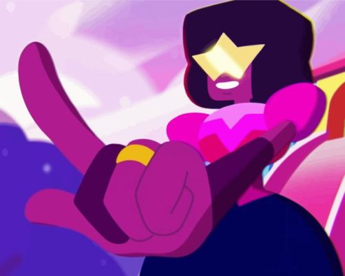 Powerful Garnet Steven Universe Paint By Numbers