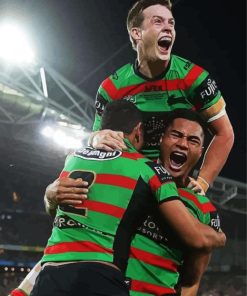 Rabbitohs NRL Rugby Players Paint By Numbers