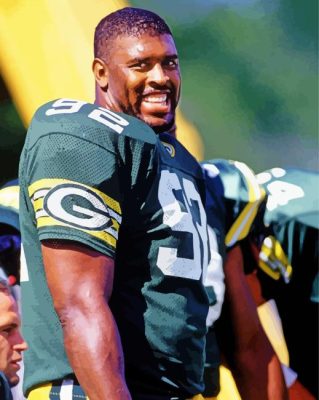 Reggie White Paint By Numbers