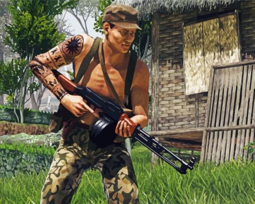 Rising Storm Vietnam Game Paint By Numbers