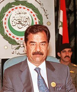 Saddam Hussein Statesman Paint By Numbers
