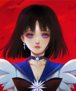 Sailor Saturn Paint By Numbers