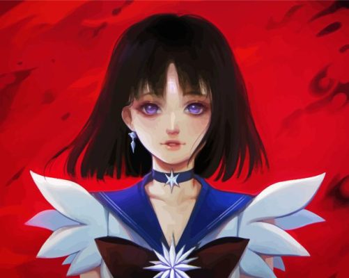 Sailor Saturn Paint By Numbers