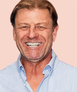 Sean Bean Actor Smiling Paint By Numbers