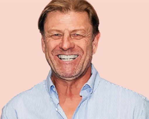 Sean Bean Actor Smiling Paint By Numbers