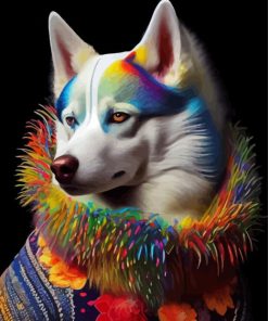 Siberian Husky Paint By Numbers