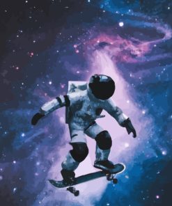 Skater Astronaut Paint By Numbers