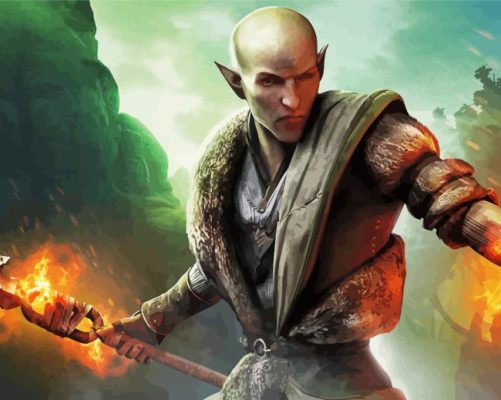 Solas Dragon Age Game Paint By Numbers