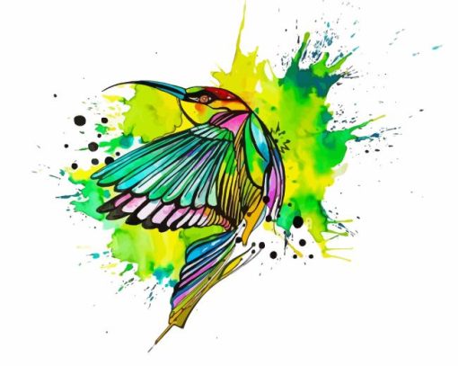 Splash Bird Paint By Numbers