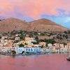 Sunset Over Symi Island Paint By Numbers