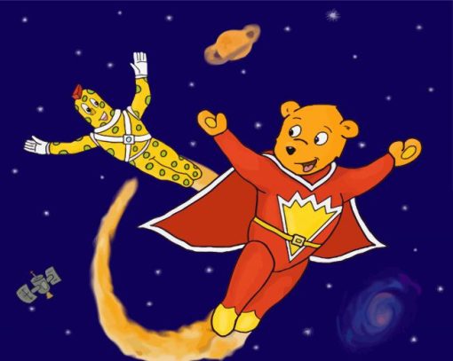 Super Ted Paint By Numbers