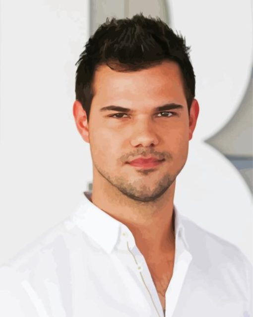 Taylor Lautner Actor Paint By Numbers