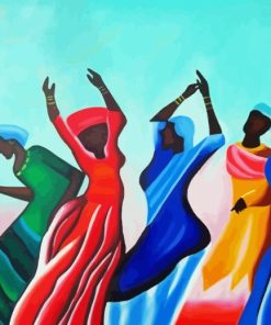 The Black Women Dancing Paint By Numbers