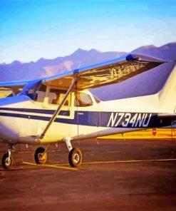 The Cessna 182 Airplane Paint By Numbers