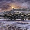 The Memphis Belle In Snow Paint By Numbers