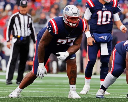 The Offensive Tackle Trent Brown Paint By Numbers