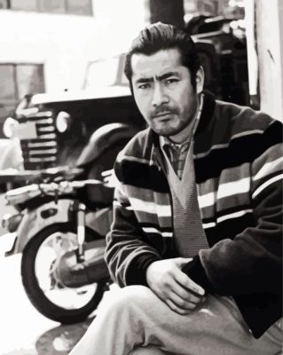 Toshiro Mifune Paint By Numbers