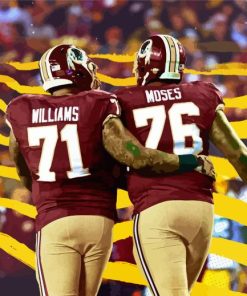 Trent Williams And Moses Paint By Numbers