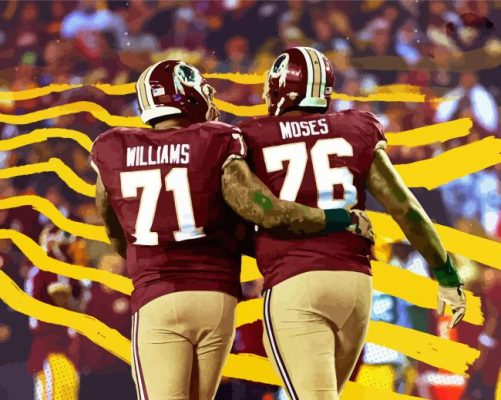 Trent Williams And Moses Paint By Numbers