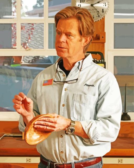 William H Macy American Actor Paint By Numbers