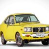 Yellow Classic Mazda Car Paint By Numbers