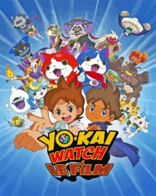 Yo Kai Watch Anime Paint By Numbers