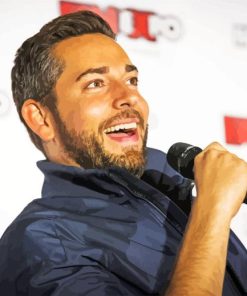 Zachary Levi Actor Paint By Numbers