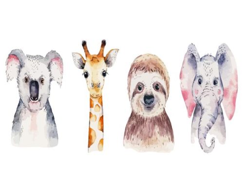 Animals Art Paint By Numbers