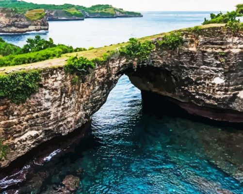 Archway Bali Cliff Paint By Numbers