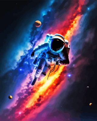 Astronaut Art Paint By Numbers