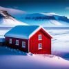 Barn In Snow Paint By Numbers