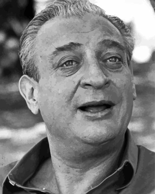 Black And White Rodney Dangerfield Paint By Numbers