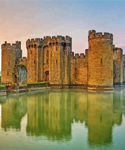 Bodiam Castle East Sussex Paint By Numbers