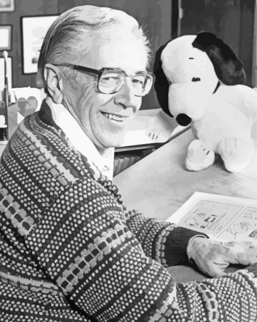 Charles Schulz American Author Paint By Numbers