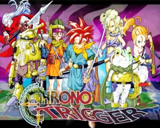 Chrono Trigger Game Poster Paint By Numbers