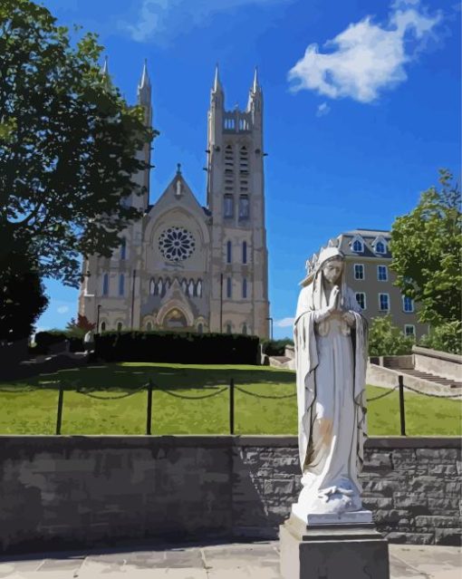 Church Of Our Lady In Guelph Paint By Numbers