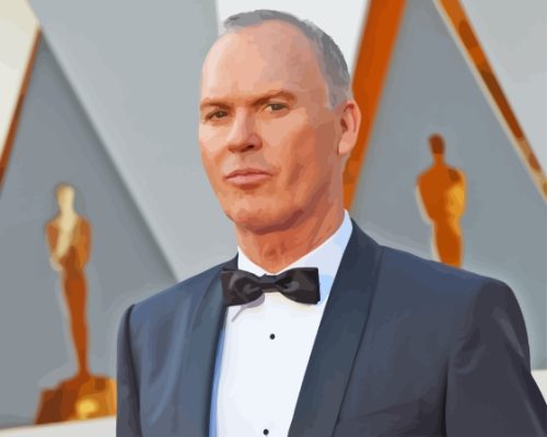 Classy Michael Keaton Paint By Numbers