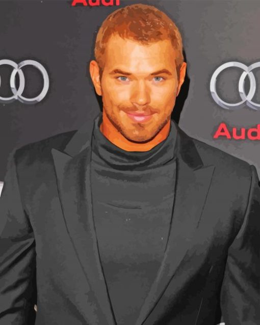 Classy Actor Kellan Lutz Paint By Numbers