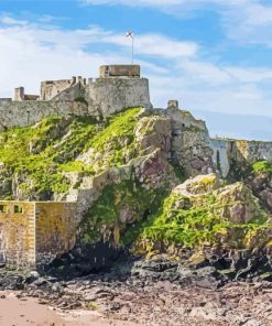 Elizabeth Castle Jersey Channel Islands Paint By Numbers