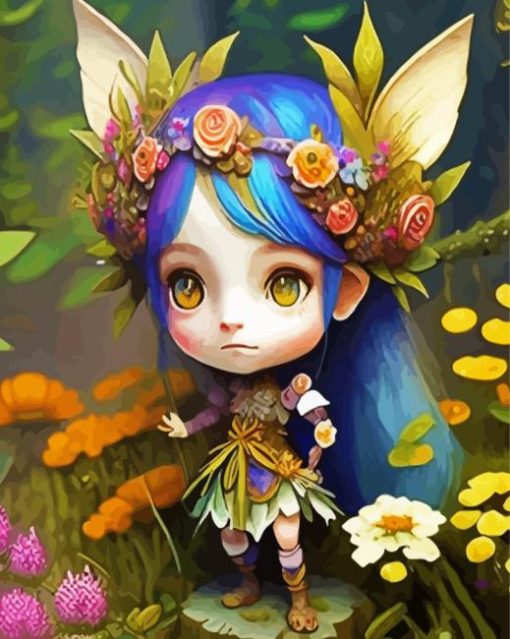 Fairy Girl Art Paint By Numbers