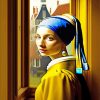 Girl With A Pearl Earring Paint By Numbers