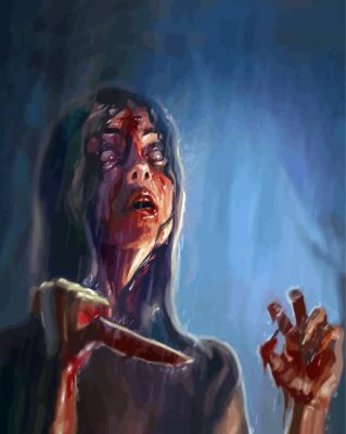 Horror Woman Paint By Numbers