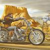 Motorcycle And Horse Art Paint By Numbers