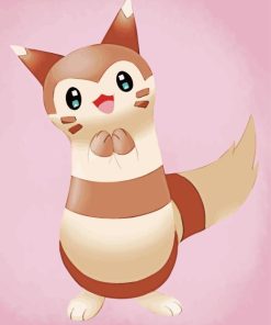 Pokemon Furret Paint By Numbers