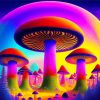 Psychedelic Mushrooms Paint By Numbers