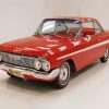 Red 61 Impala Paint By Numbers