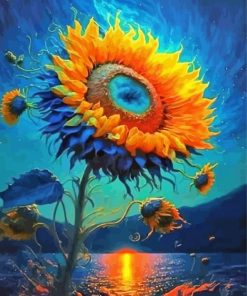 Sunflower Sunset Paint By Numbers